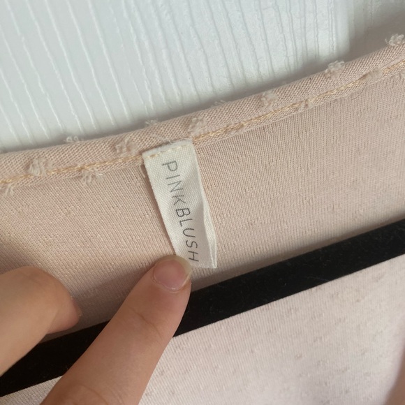 Pink blush maternity top - Picture 2 of 2